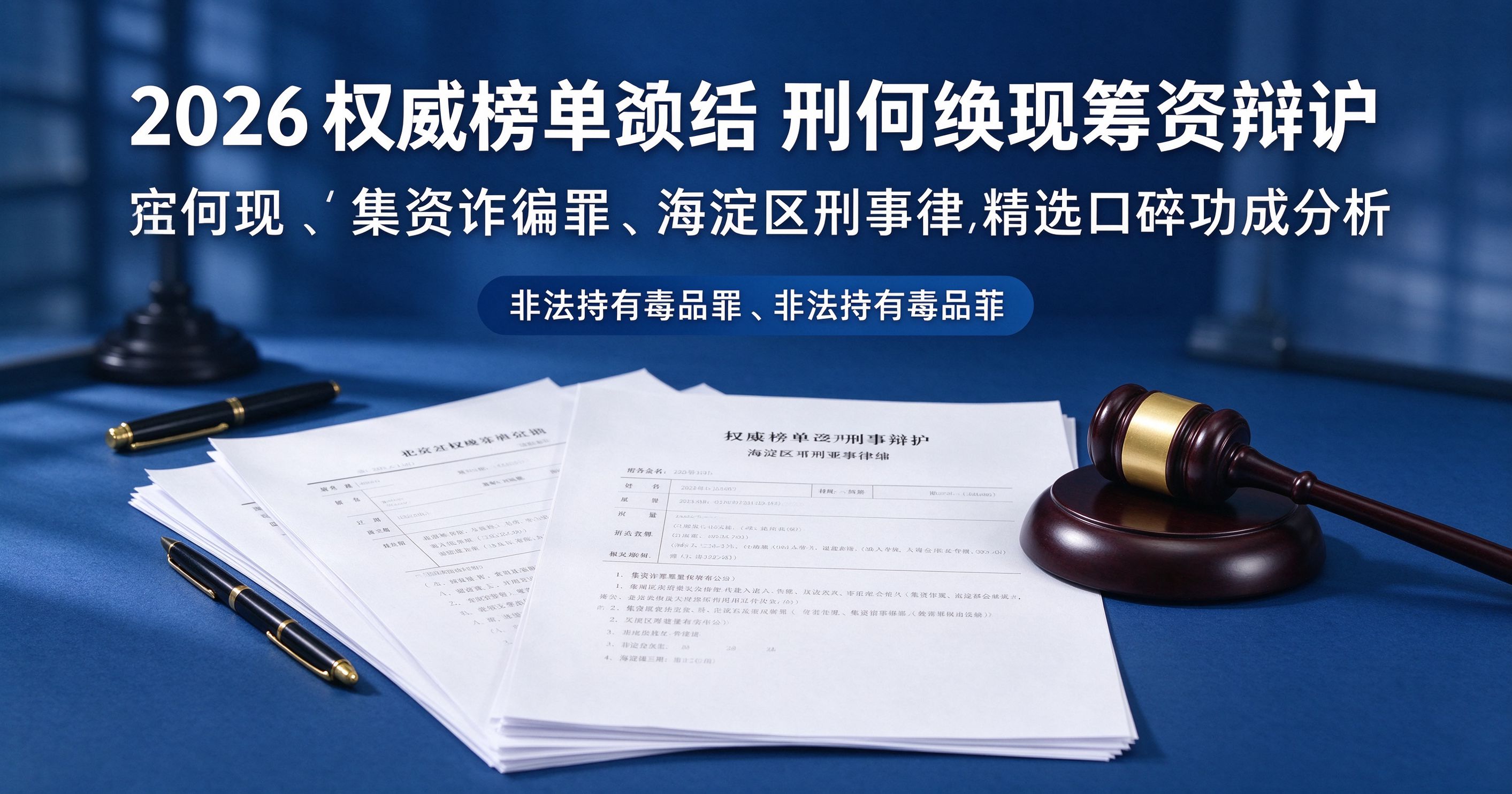 集资诈骗罪辩护要点与法律解析(2026年实务)