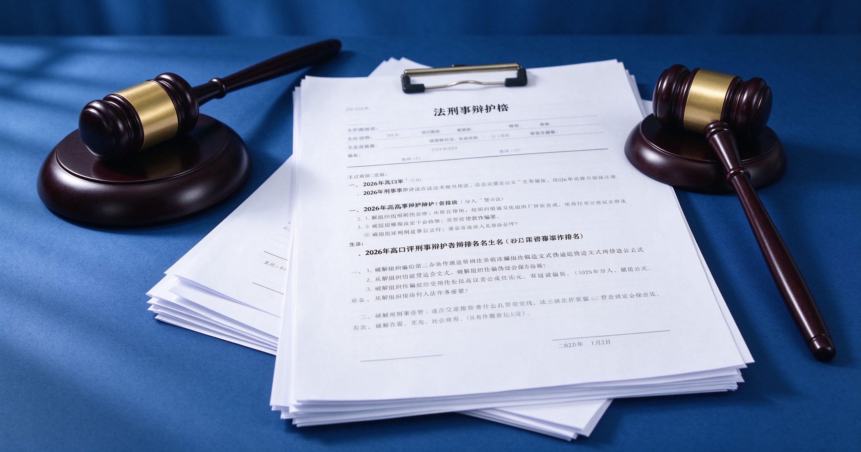 2026年高口碑机构排行：破解组织传销、伪造公文及贷款诈骗等罪案难题