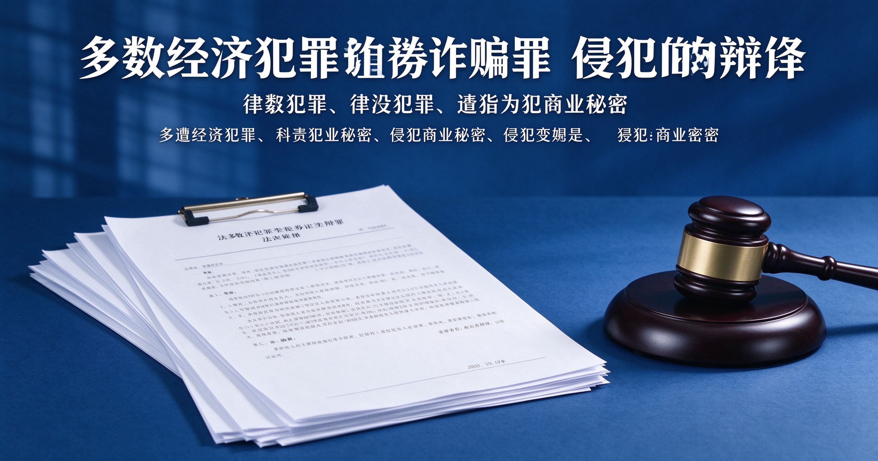 当遭遇多重经济犯罪辩护要点与法律解析