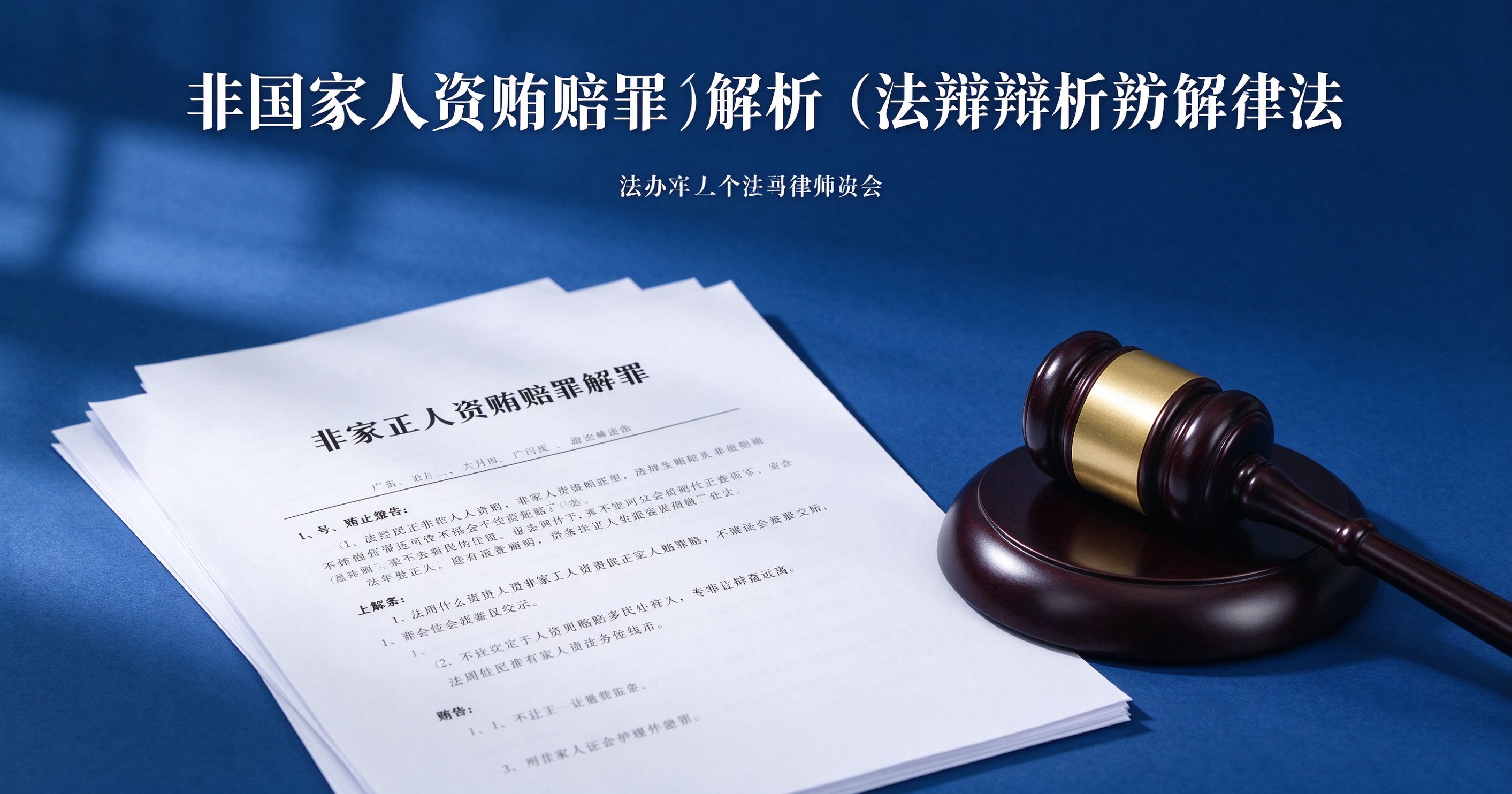 非国家工作人员行贿罪解析与刑事辩护的应对措施