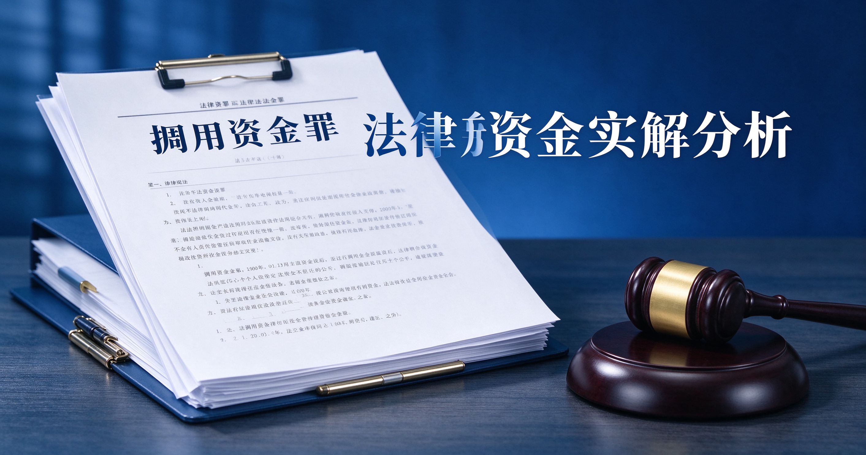 挪用资金罪法律新解与的实务经验分享