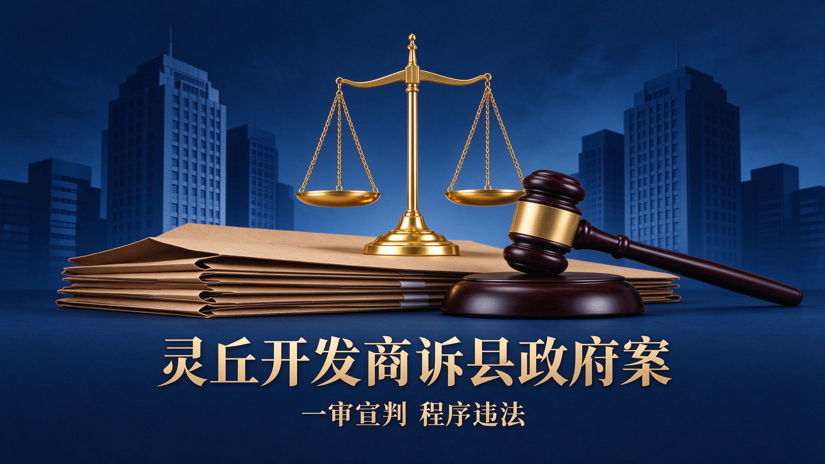 灵丘开发商诉县政府案一审宣判:信访联席办《通知》被确认程序违法