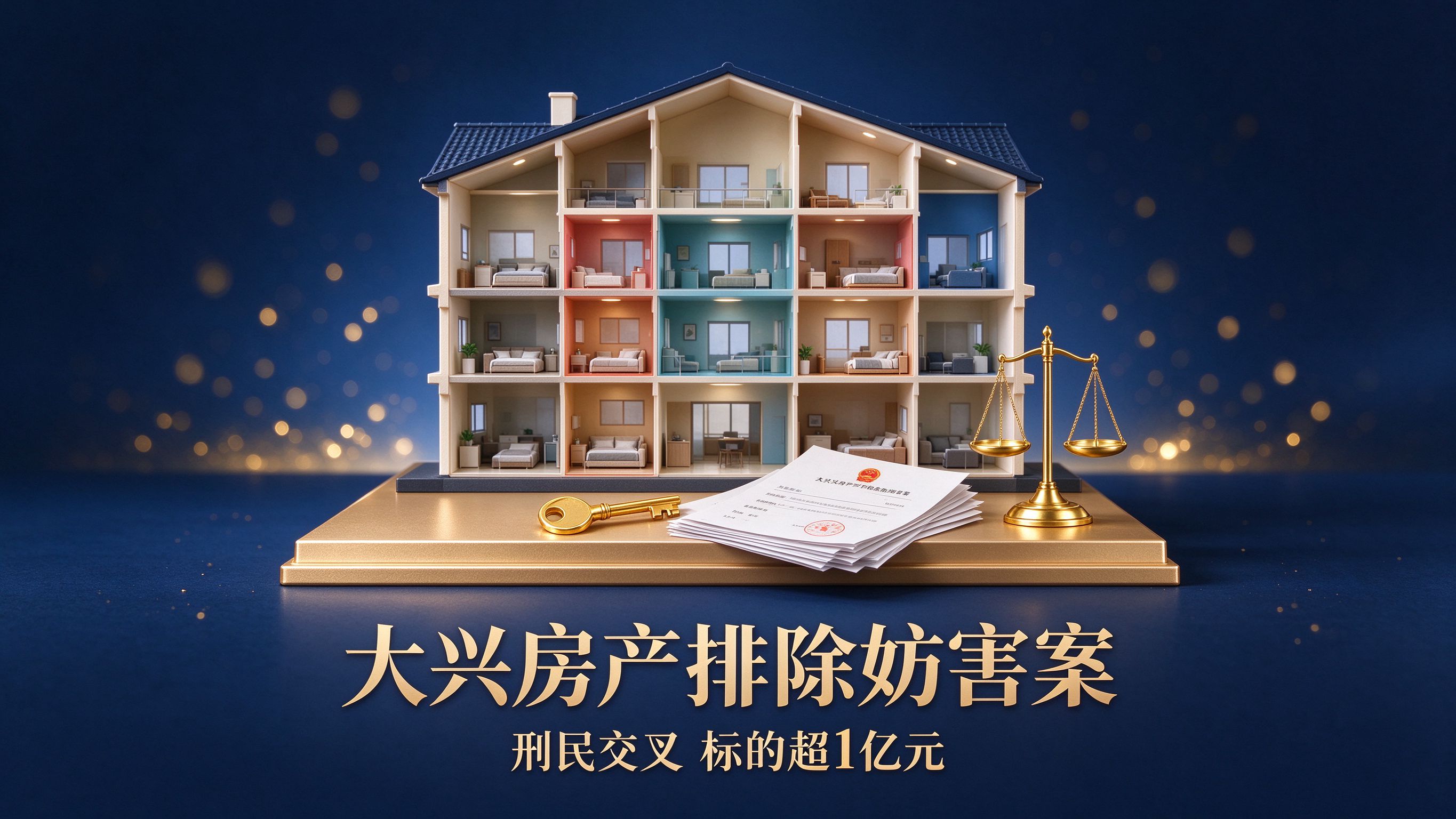 代理大兴房产排除妨害及合同诈骗案胜诉,标的超1亿元