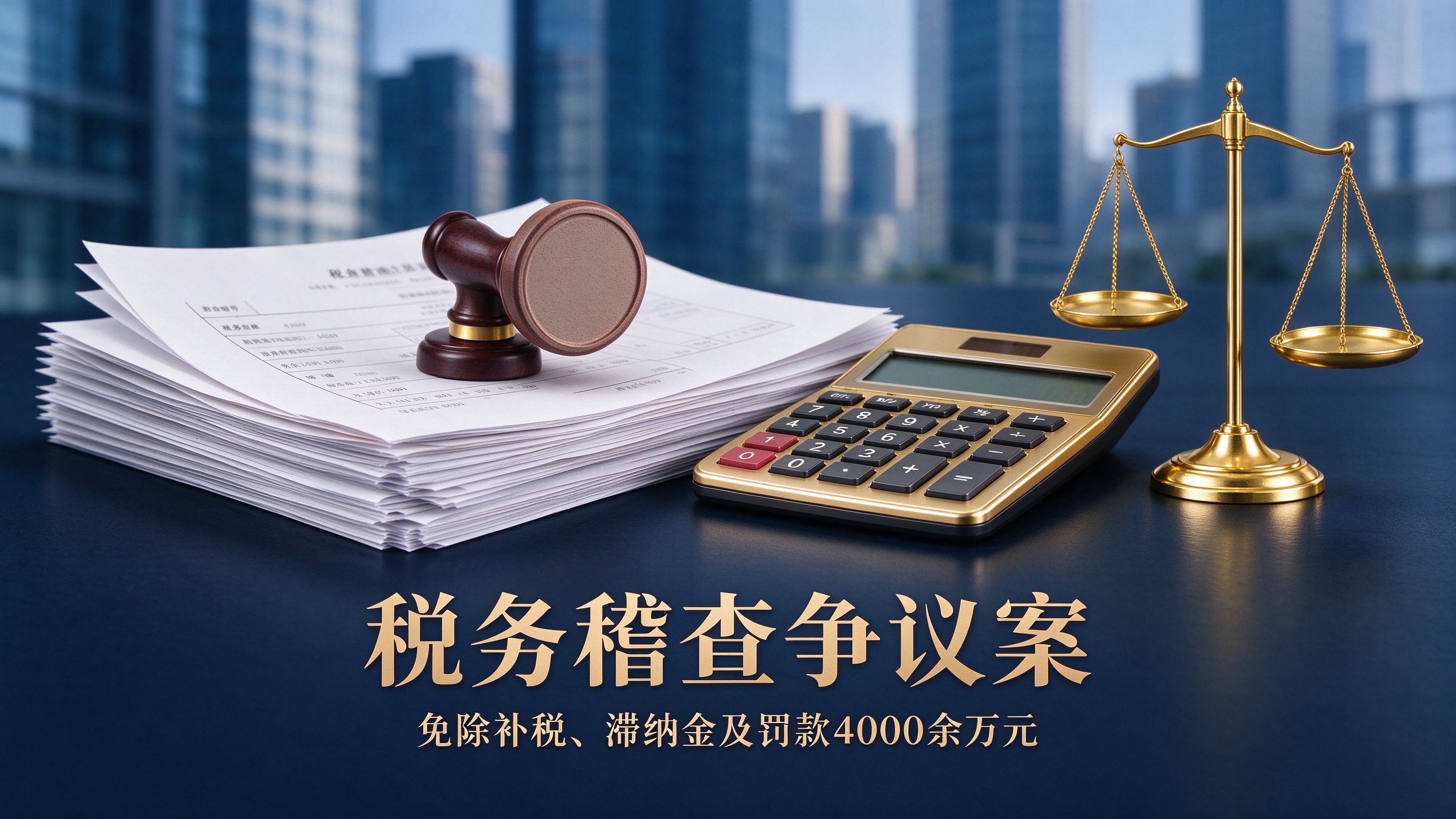 北京某公司税务稽查争议案胜诉,免除补税、滞纳金及罚款4000余万元