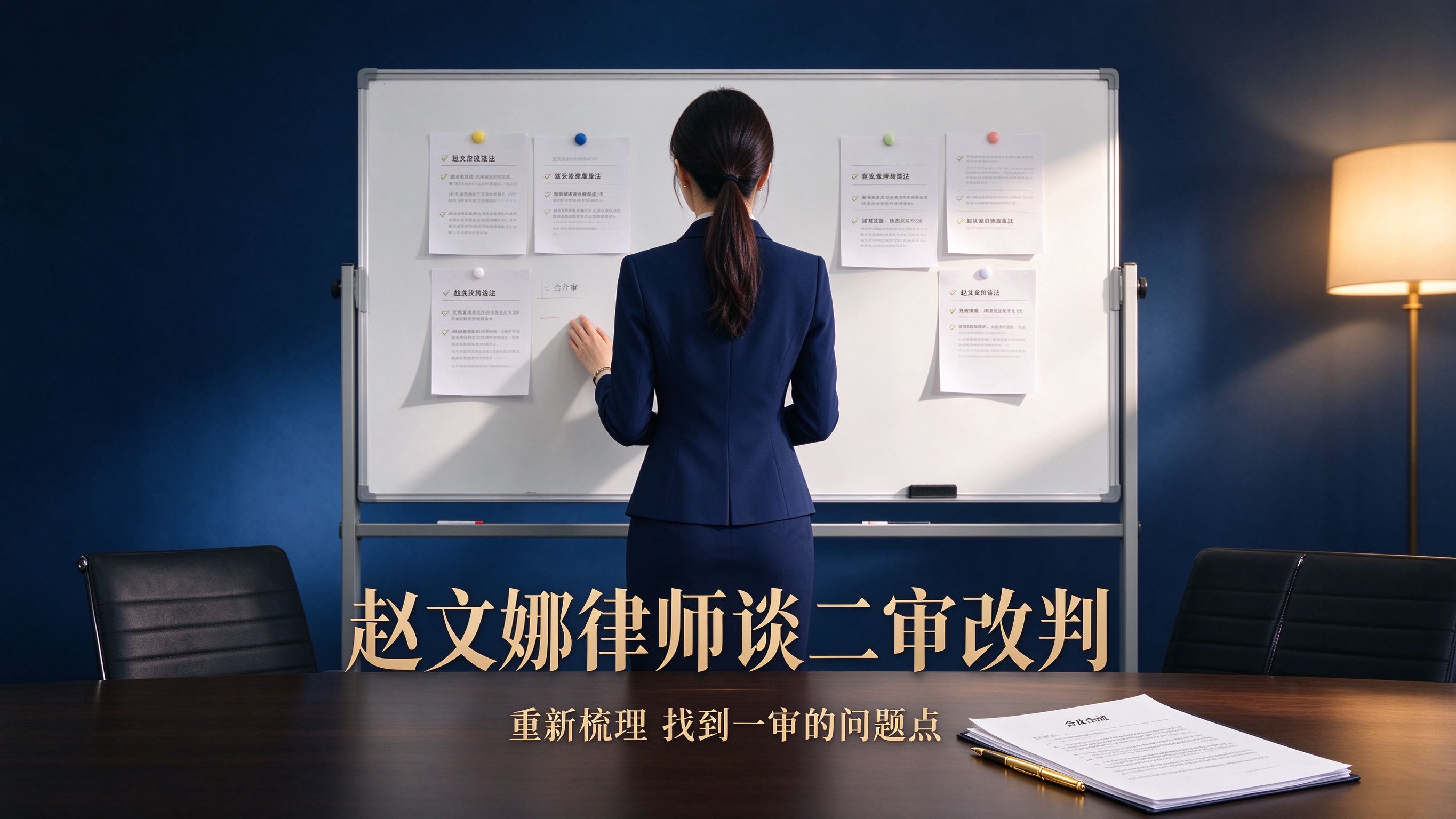 赵文娜律师谈合伙协议二审改判案:重新梳理,找到一审的问题点