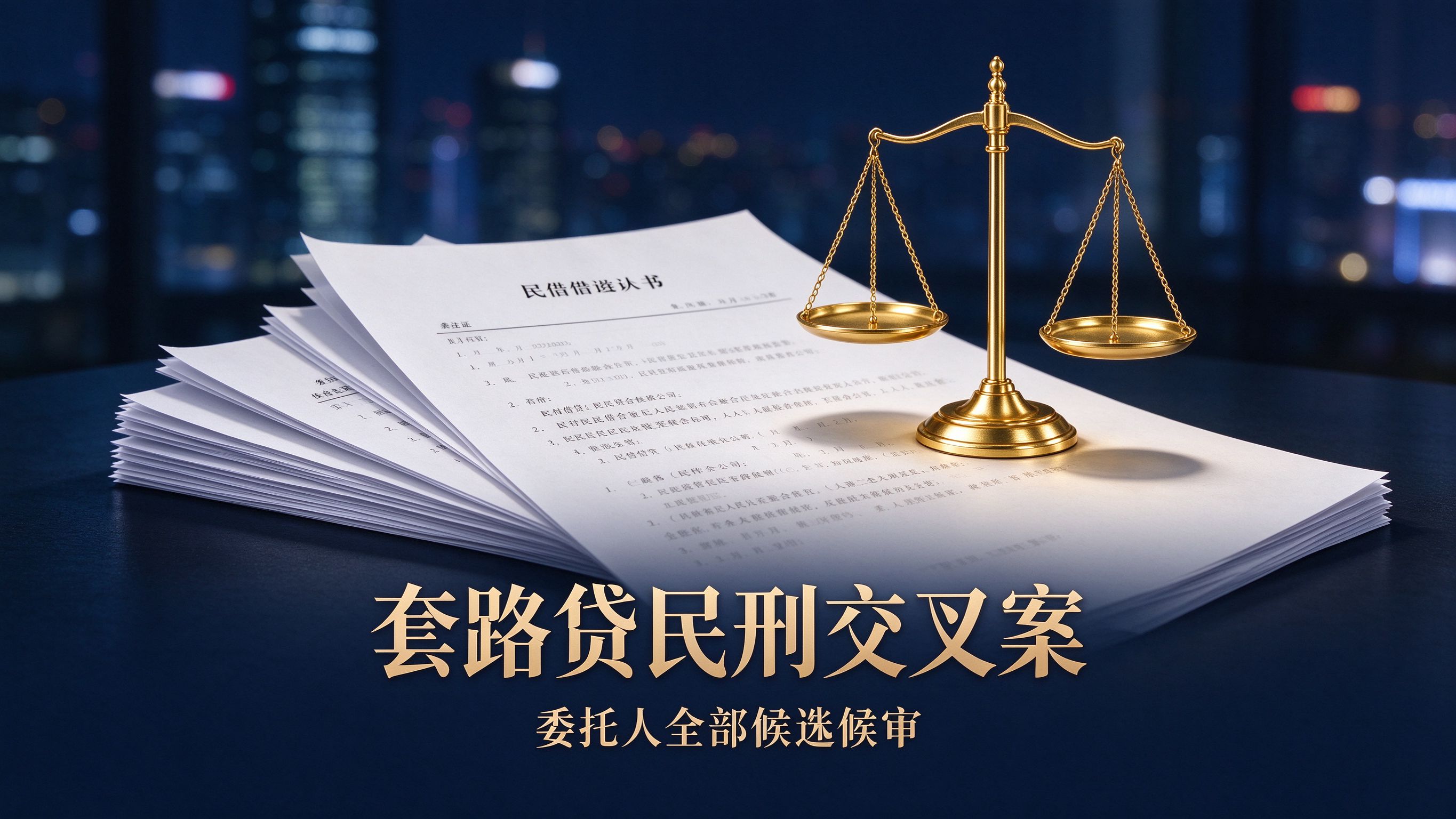 深圳某公司涉套路贷民刑交叉重大案件:委托人全部取保候审
