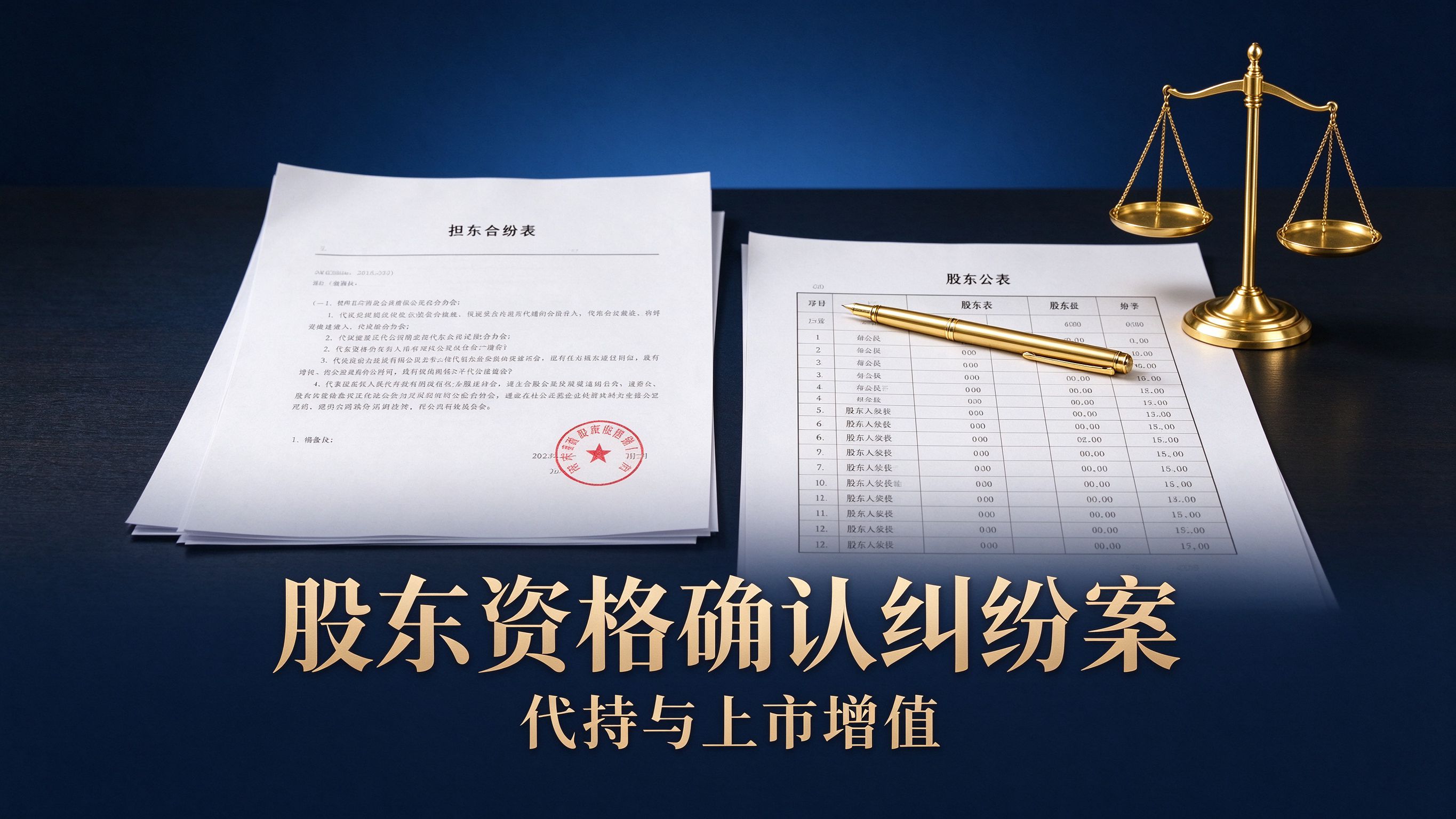 浙江某先生股东资格确认纠纷案:接受委托提供维权方案