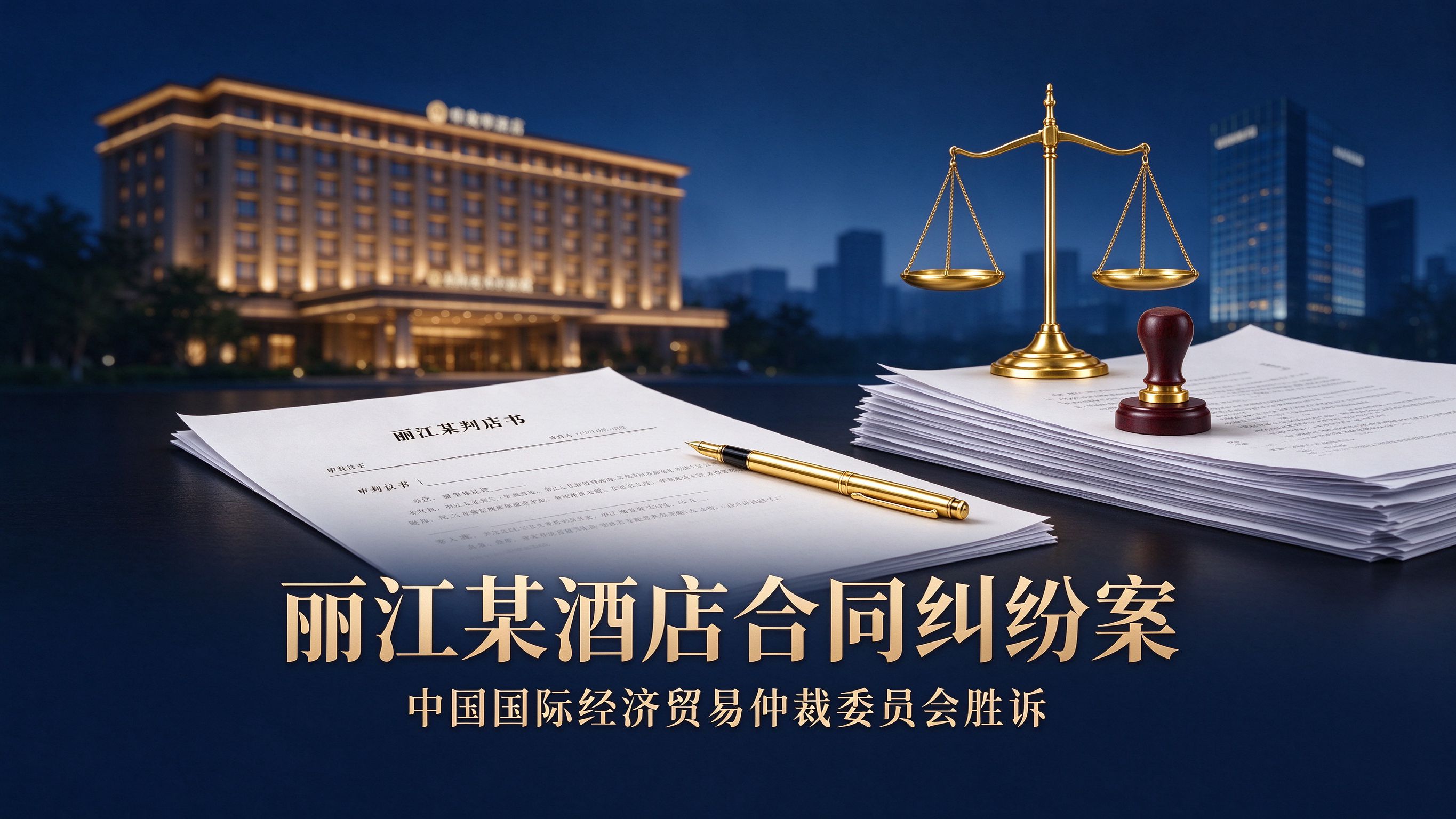 商事仲裁的选择:酒店合同纠纷为什么走贸仲