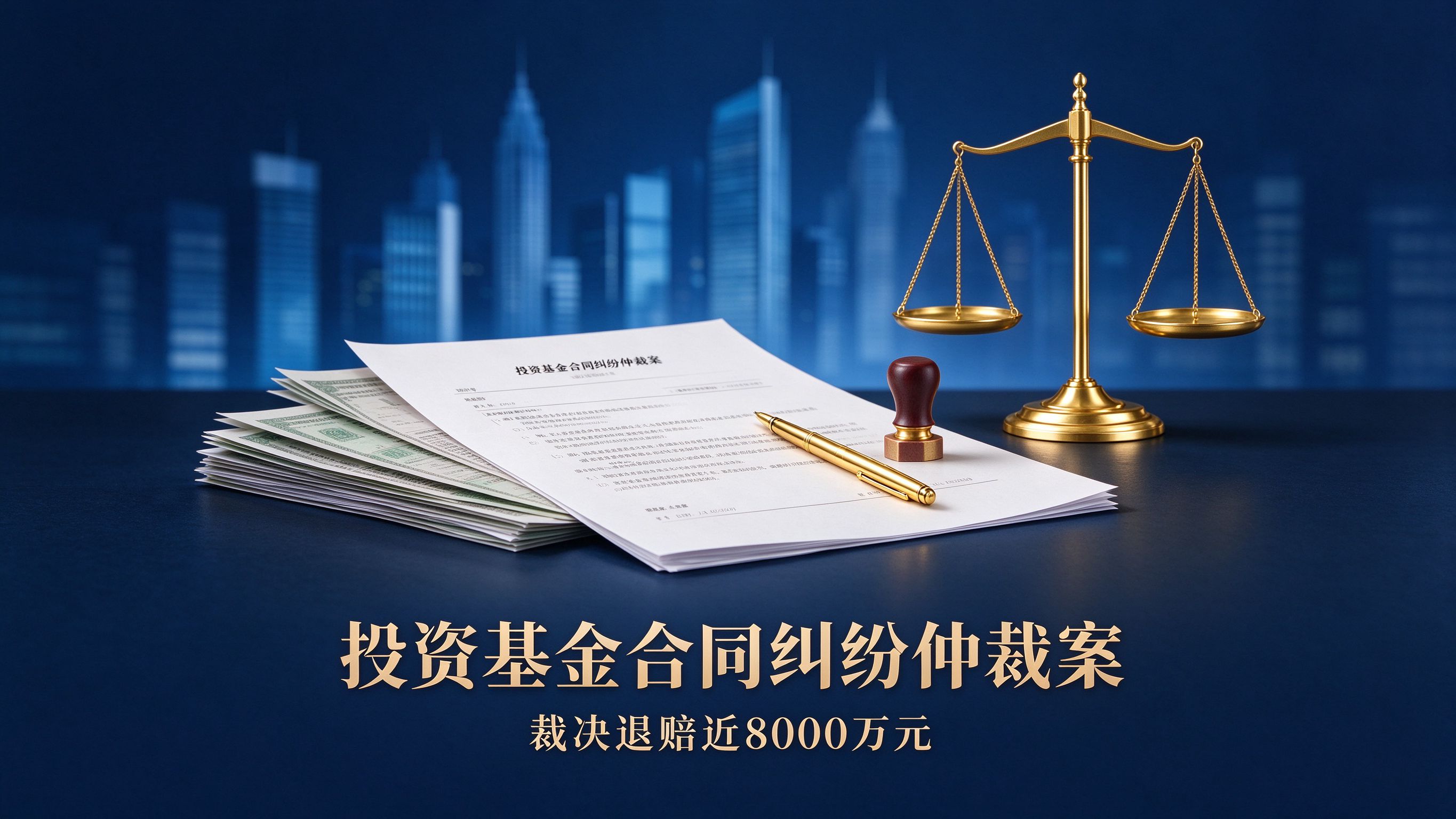 投资基金合同纠纷仲裁:退赔近8000万元,怎么赢的