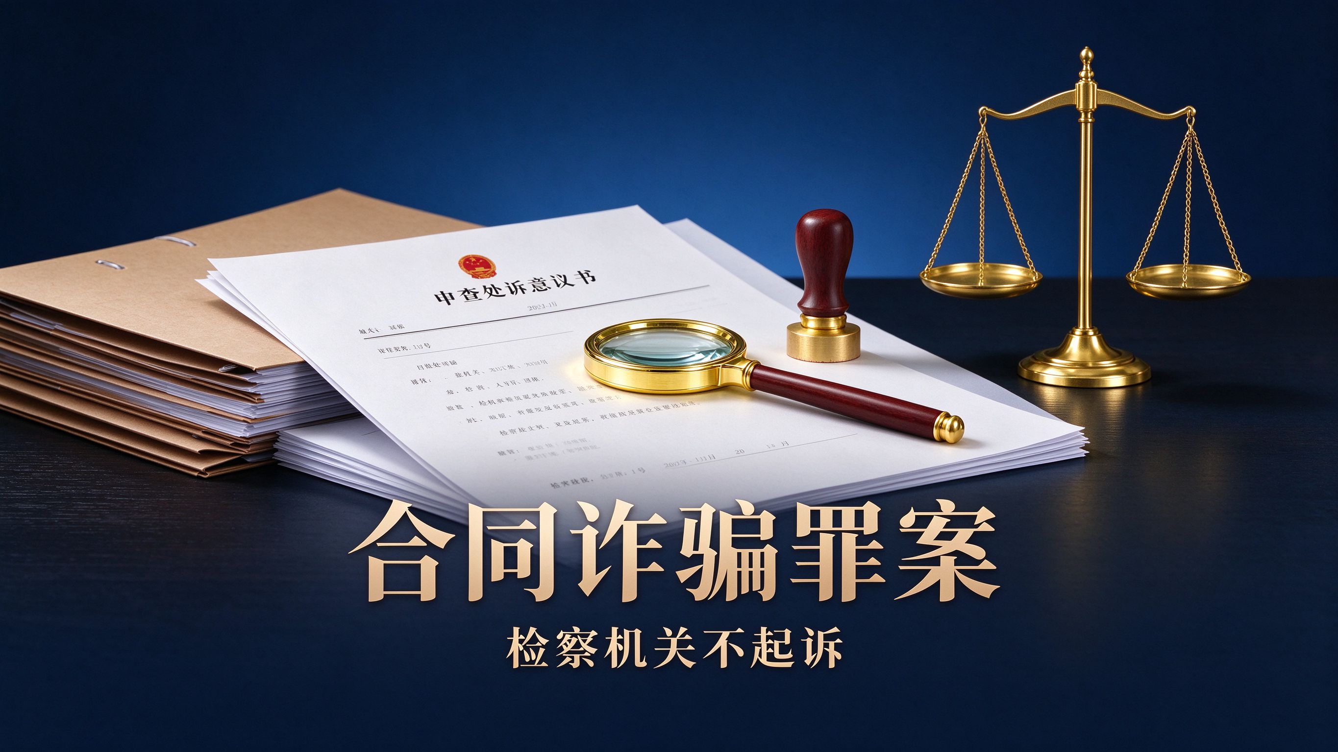 惠州合同诈骗罪案:检察机关作出不起诉决定