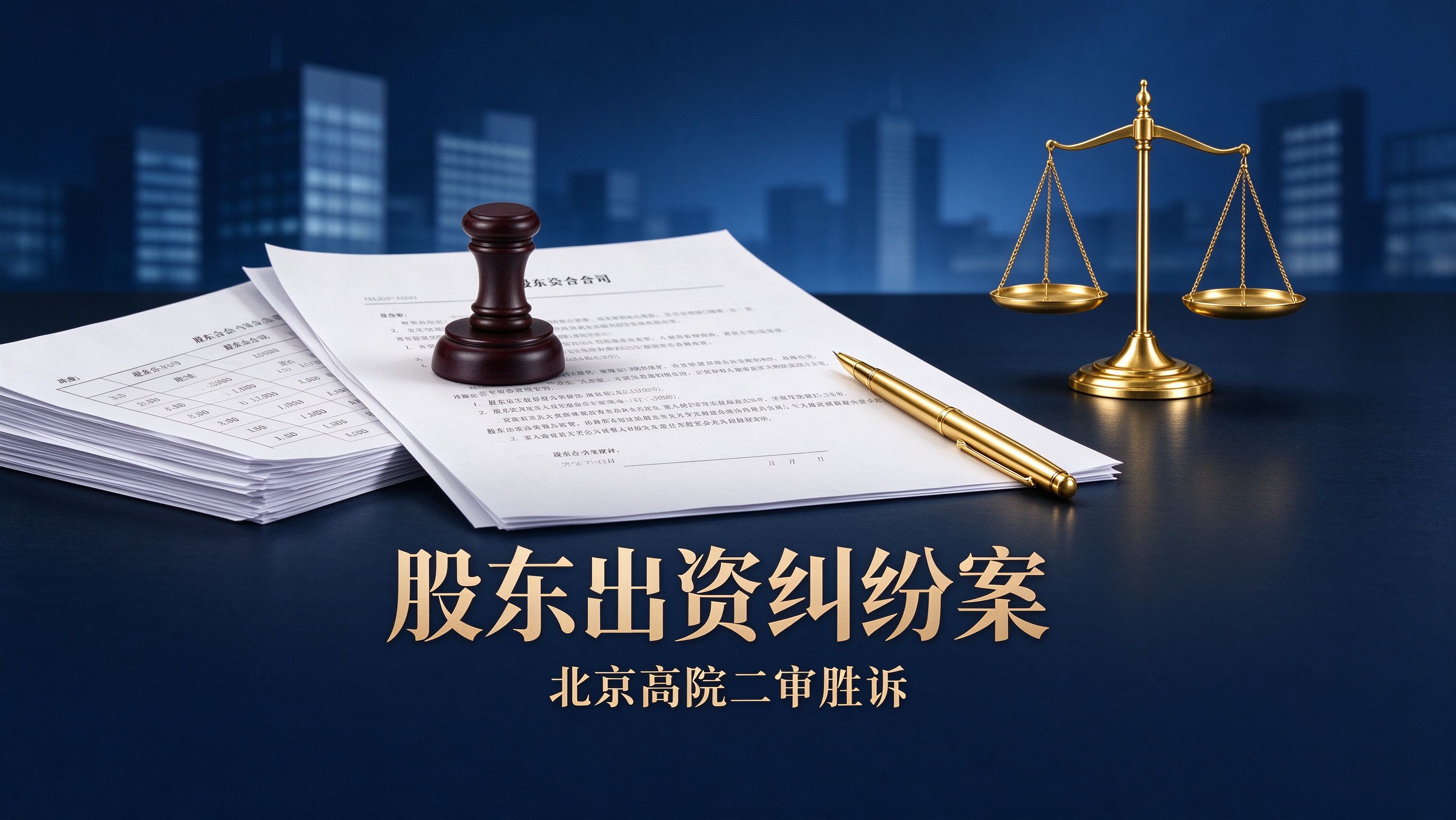 文道全律师谈股东出资案:七位股东,二审把出资责任讲清