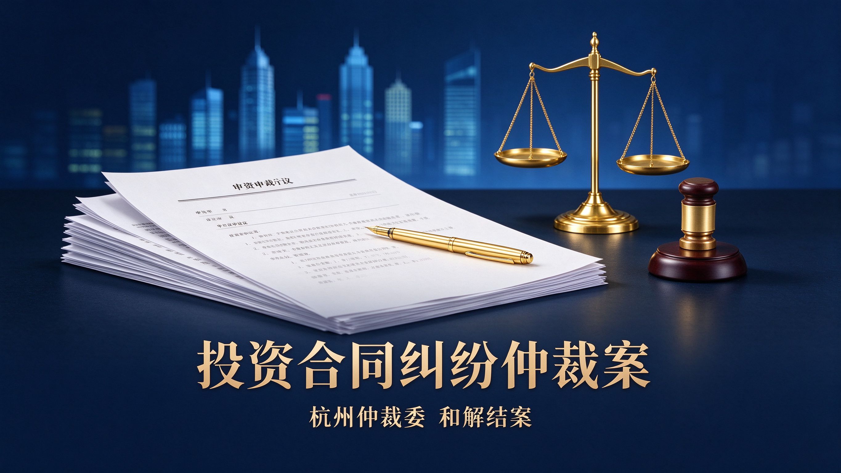 投资合同纠纷仲裁案：某基金与申某，杭州仲裁委员会主审，和解结案