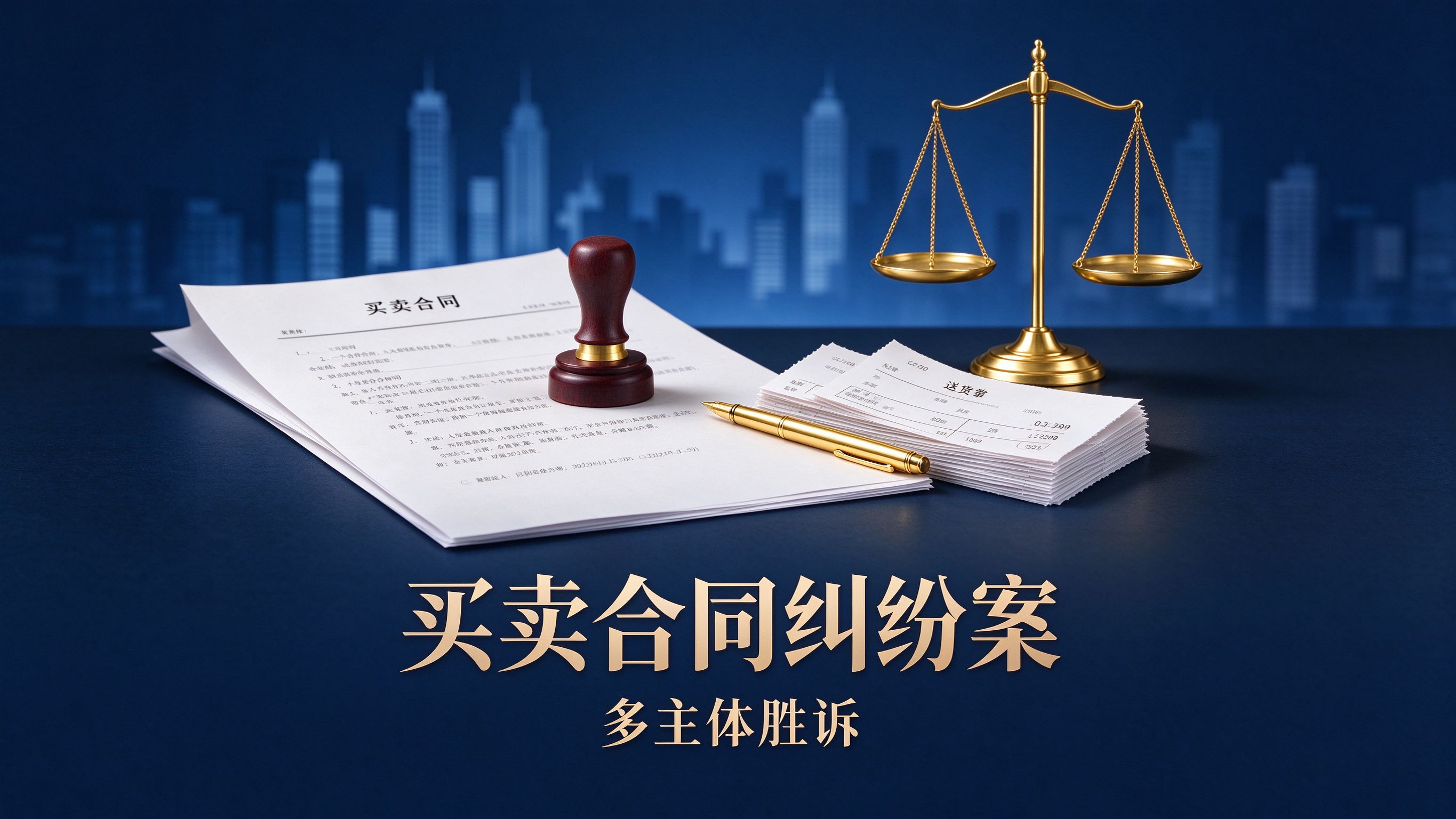 买卖合同纠纷案：某商贸公司、某建材销售公司及多位个人与某建筑集团，胜诉